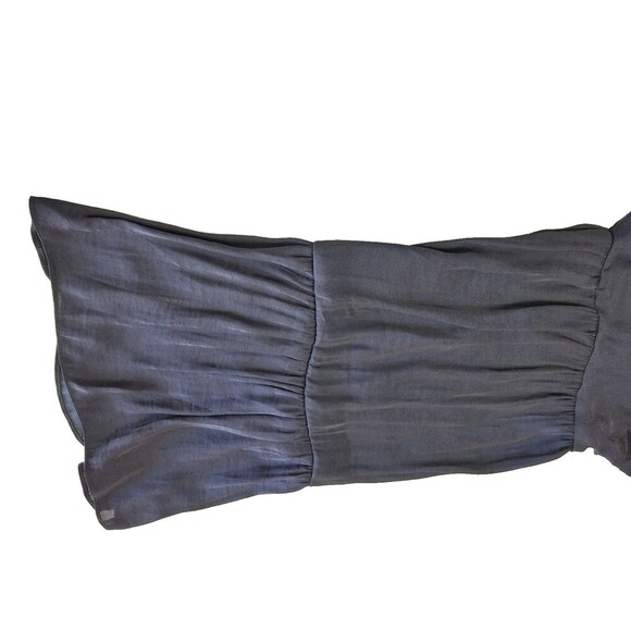 Naked Zebra Long Flowing Sleeves Bell Shaped Torso, Size Small Dark Blue Women - Picture 7 of 12